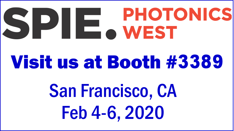 UNI OPTICS will at  SPIE's Photonics West 2020 Booth 3389